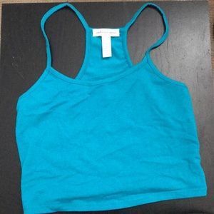 Racer back crop top. - Size S